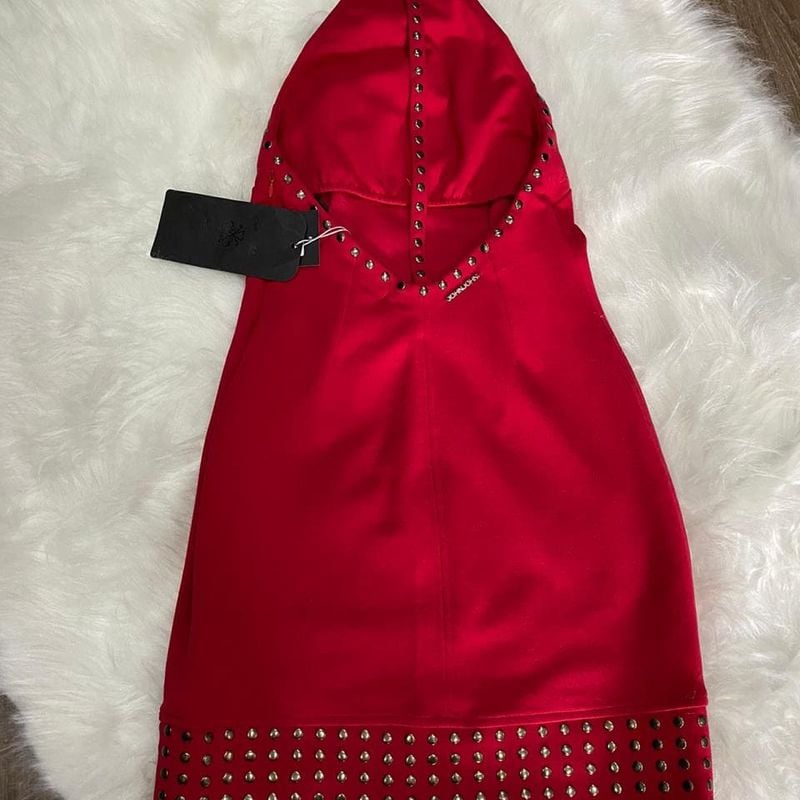 Vestido vermelho hot sale john john