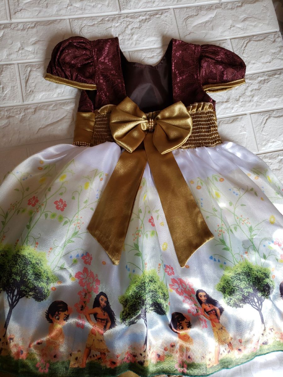 vestido personalizado moana