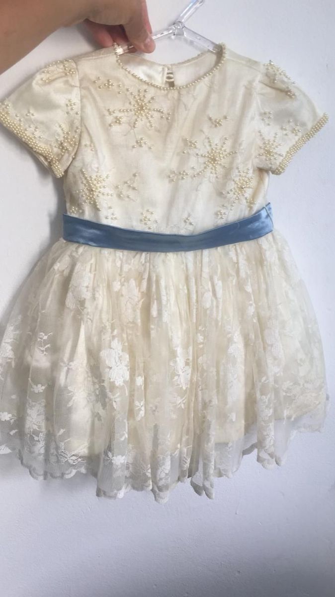 vestido de daminha 1 ano