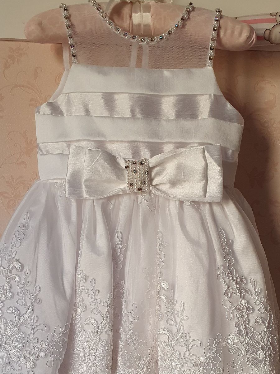 vestido batizado petit cherie