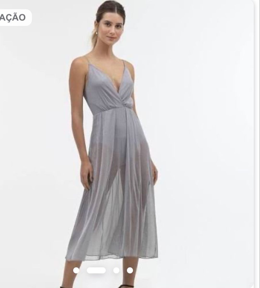 vestido de alcinha midi