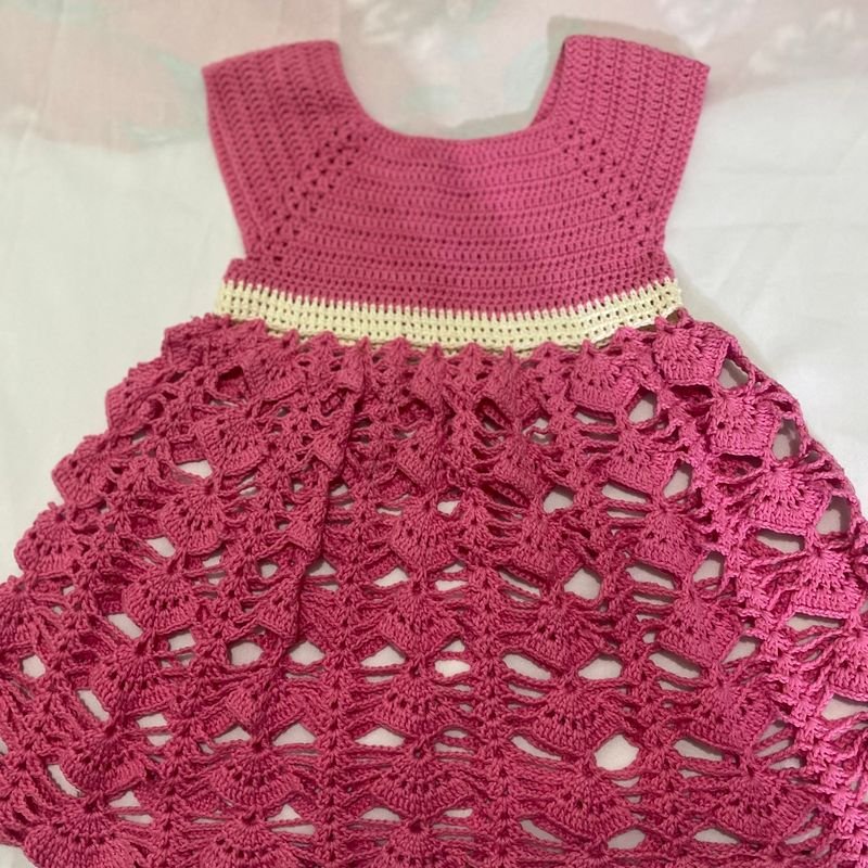 Vestidos de crochê infantil: 60 fotos e ideias lindas