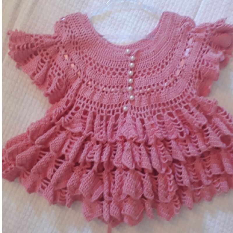 Roupa infantil hot sale de croche