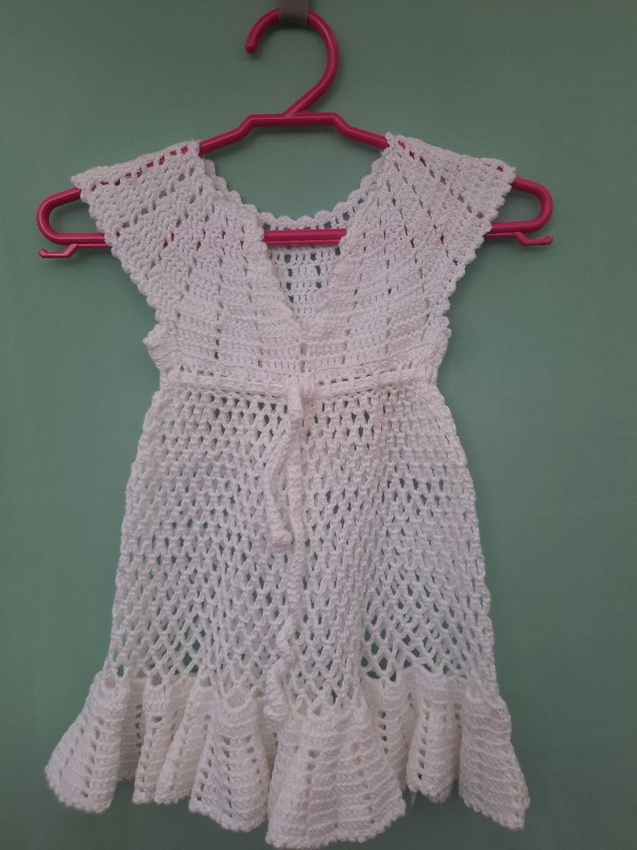 Vestido Infantil de Crochê, Roupa Infantil para Menina Sereia Baiana Nunca  Usado 82157269