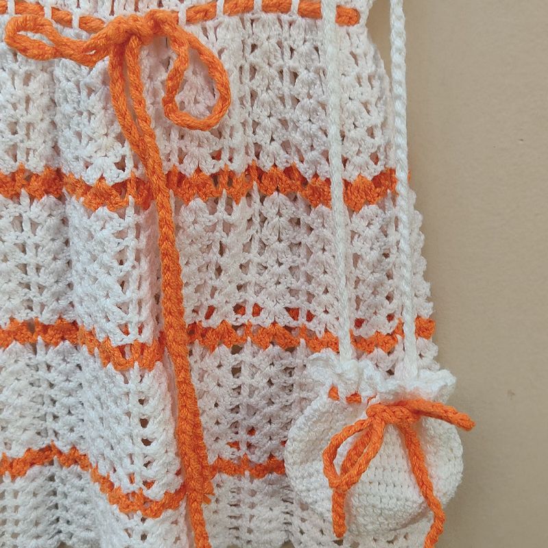 Vestido croche de 1 a 8meses  Produtos Personalizados no Elo7