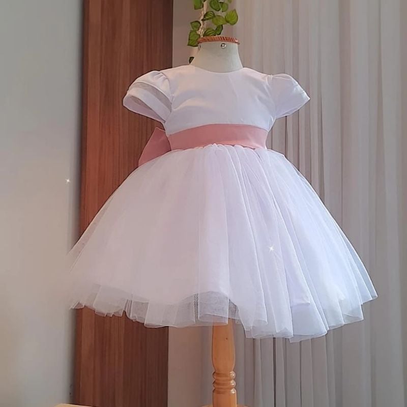 Vestido de Daminha 2-3 Anos Feito Em Ateliê Usado 111551618 enjoei