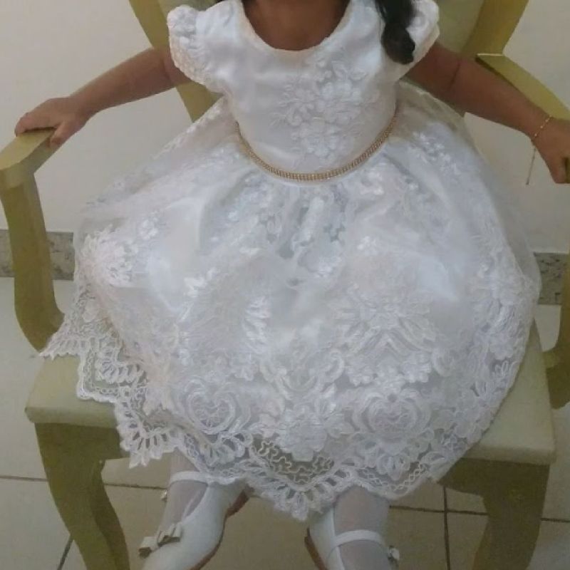 Roupa de best sale batizado 2 anos