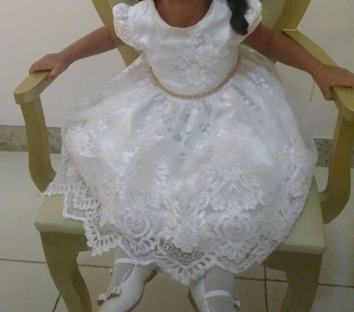 vestido de batizado infantil 2 anos