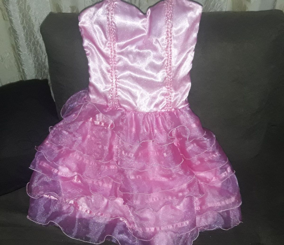 vestido de festa de quinze anos rosa