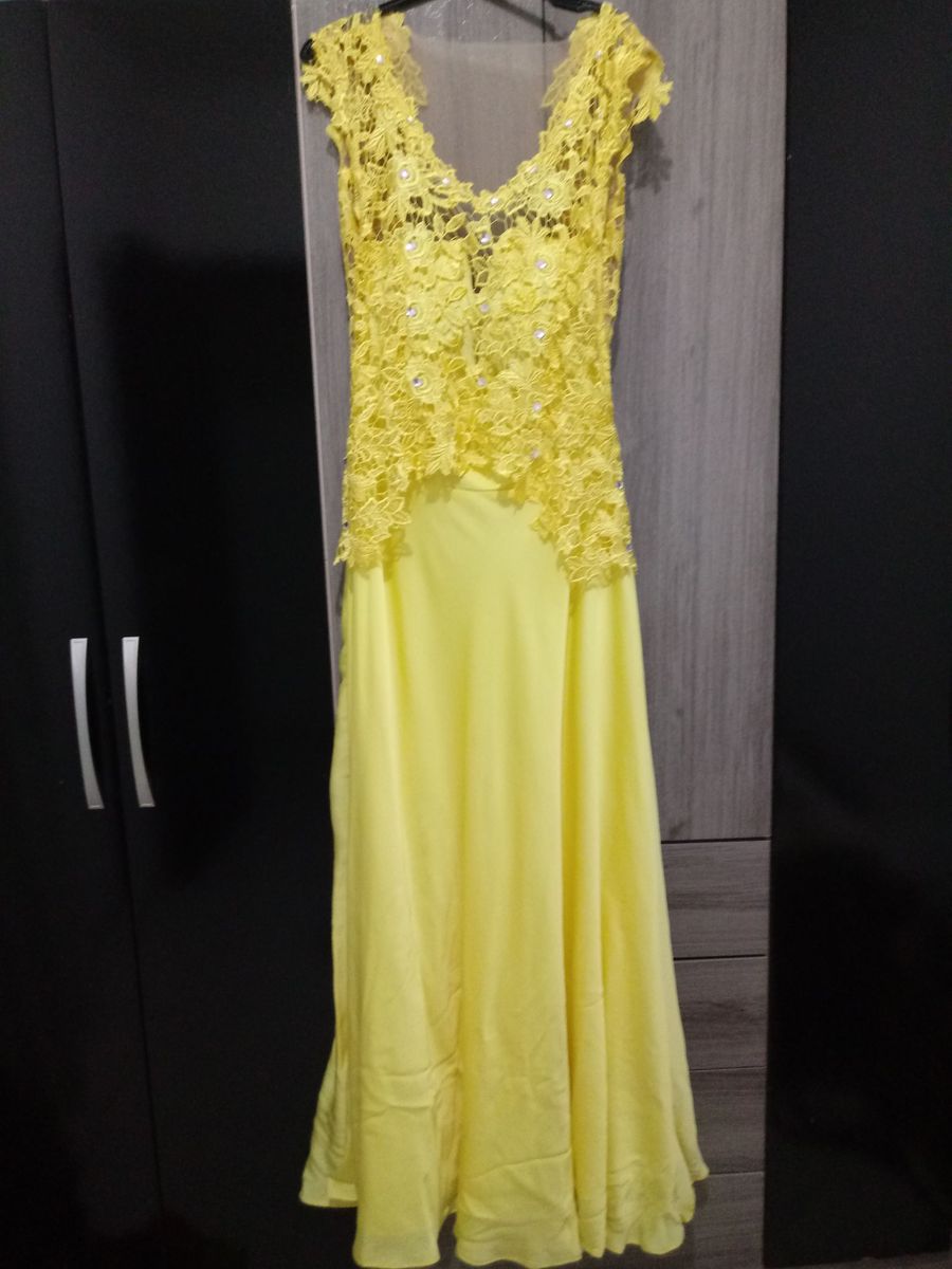 vestido amarelo gg