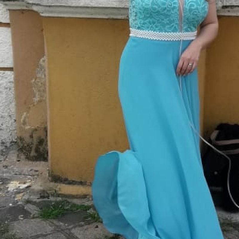 Vestido de madrinha com cinto sale de perola