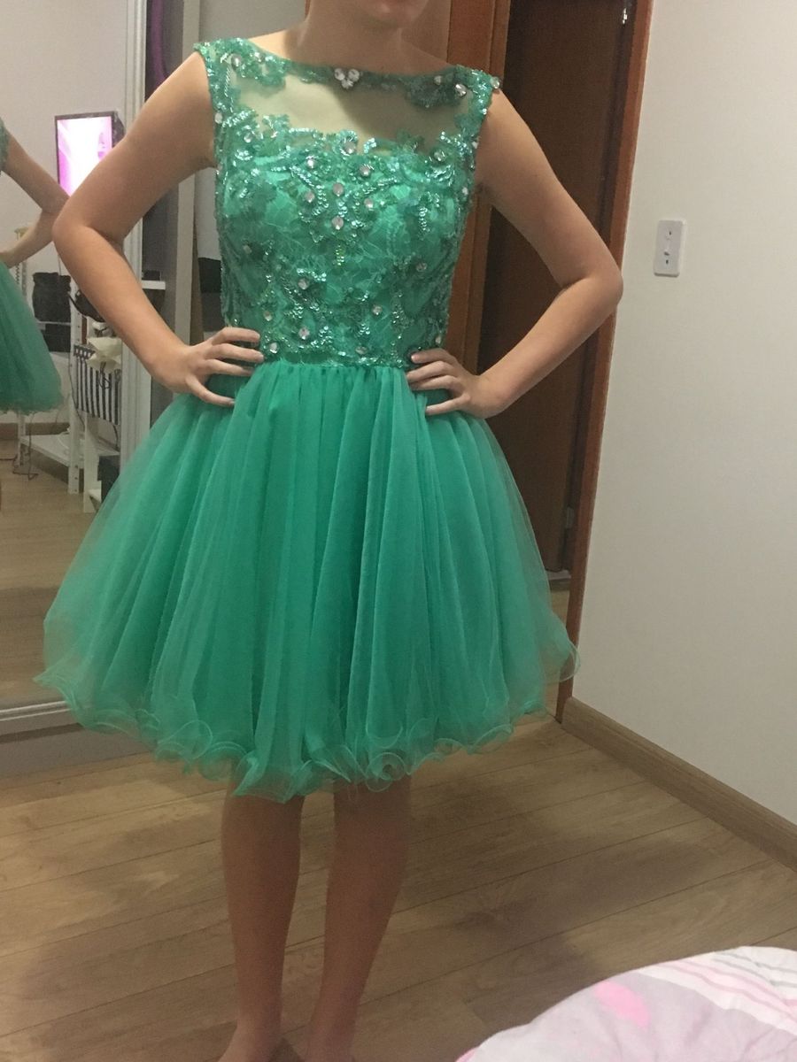 vestido de festa bordado a mão