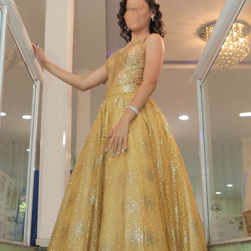 Vestido de Festa com Macaquinho Debutante, 15 Anos Usado