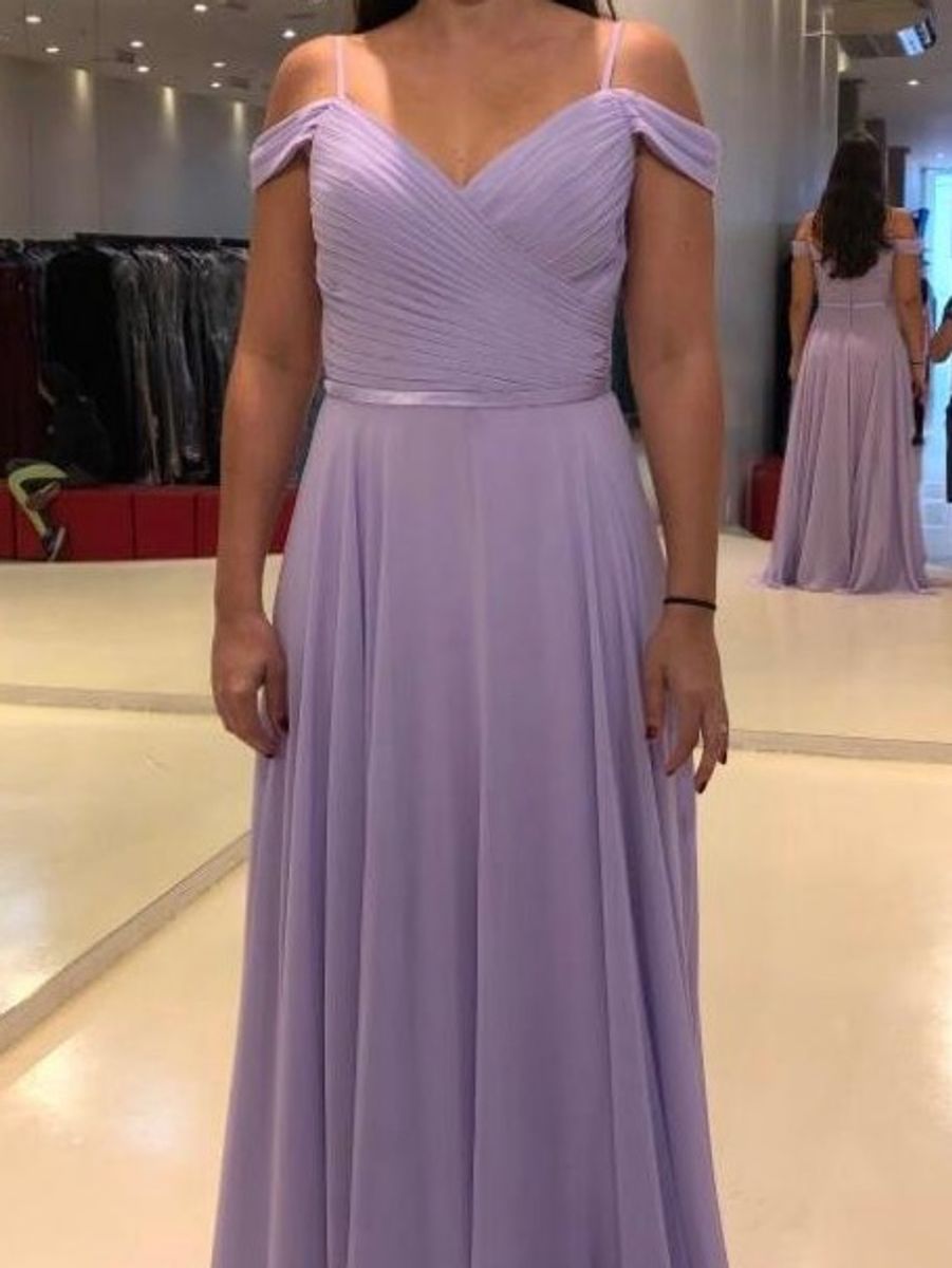 vestido madrinha cor lavanda