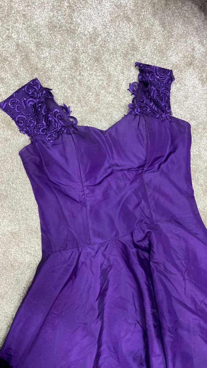 Vestido best sale rodado roxo