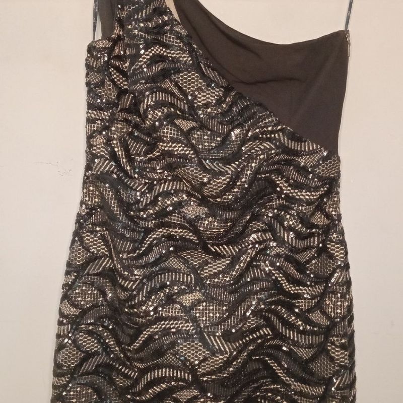 Vestido de Festa Curto Tvz Costure Tamanho 46 Tvz Costure Usado