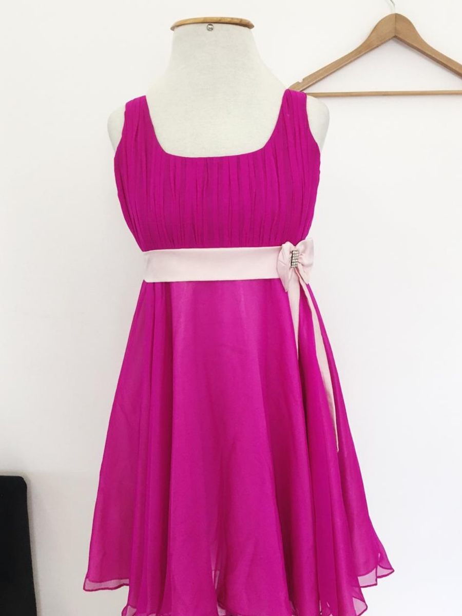 vestido de seda infantil