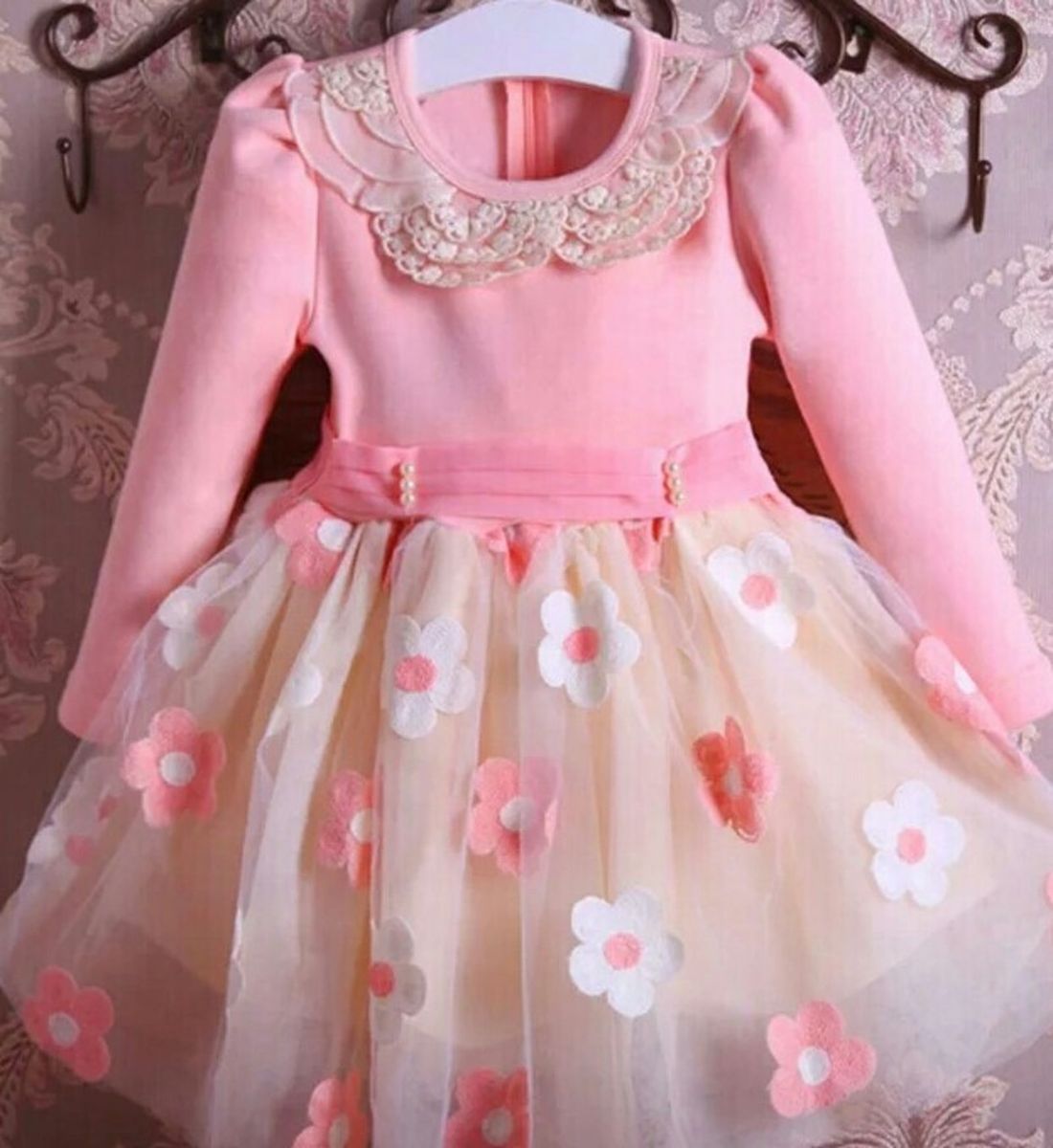 vestido de festa infantil importado