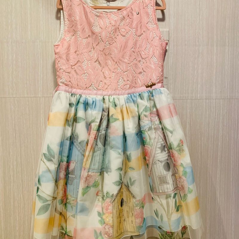 Vestido de Festa Infantil Menina Marca Luluzinha Luluzinha Usado