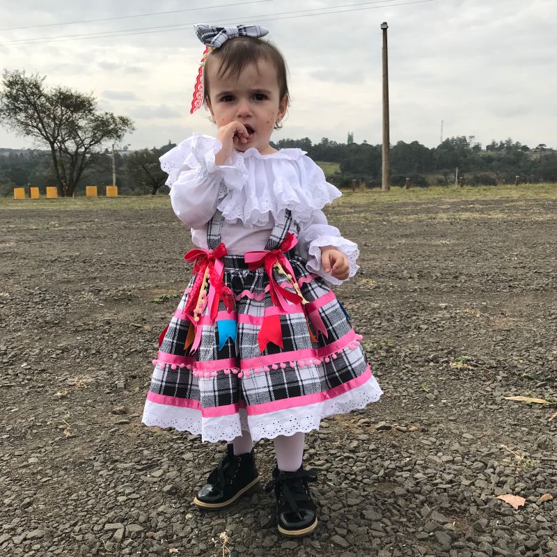 Vestido de festa junina sales bebê