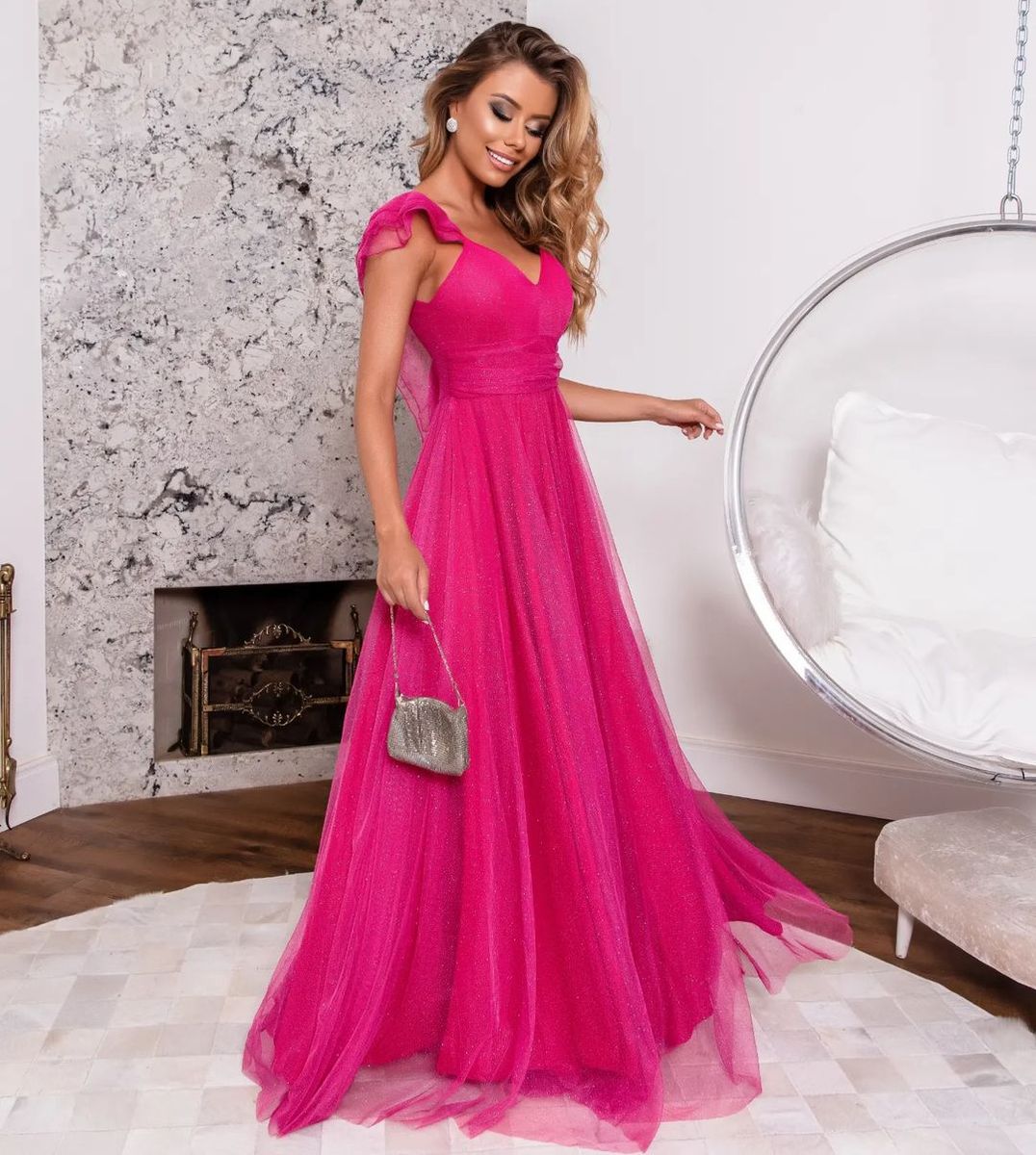 Vestido de Festa Longo Madrinha Formatura Casamento Convidada - Main Image