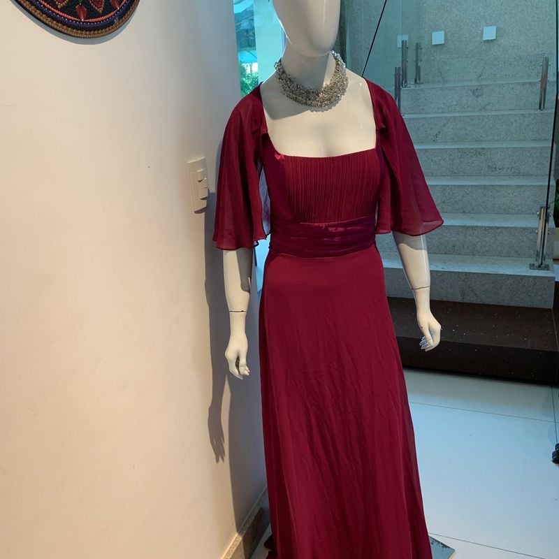 Vestido de Festa Madrinha, Mãe de Noivo, Debutante, Aniversariante, Etc  Vestido Feminino Charity Couture Nunca Usado 86648116 enjoei