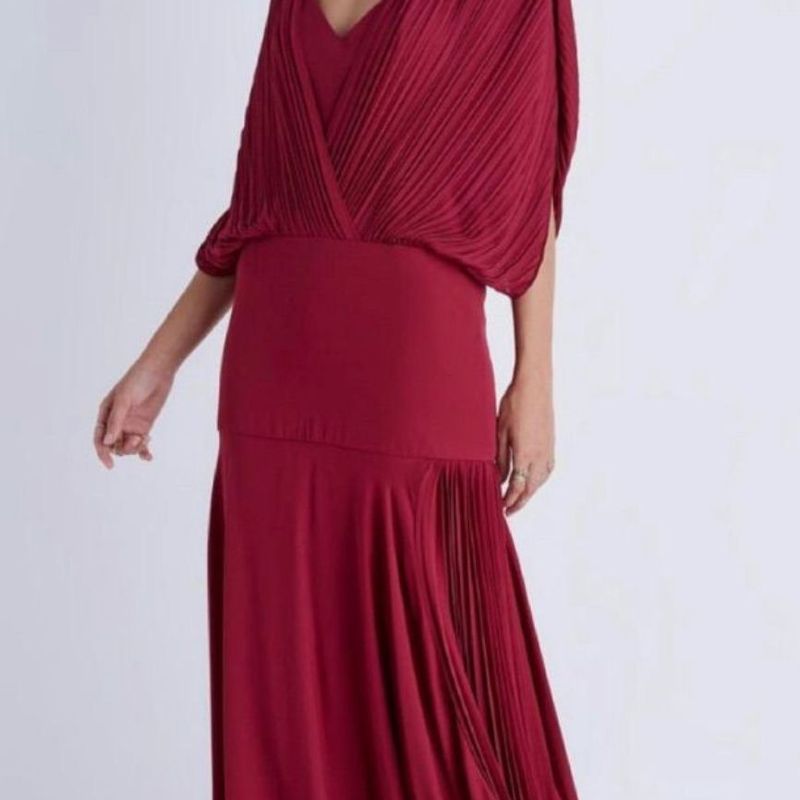 Vestido de Festa Marsala, Lucidez Vestido Feminino Lucidez Usado