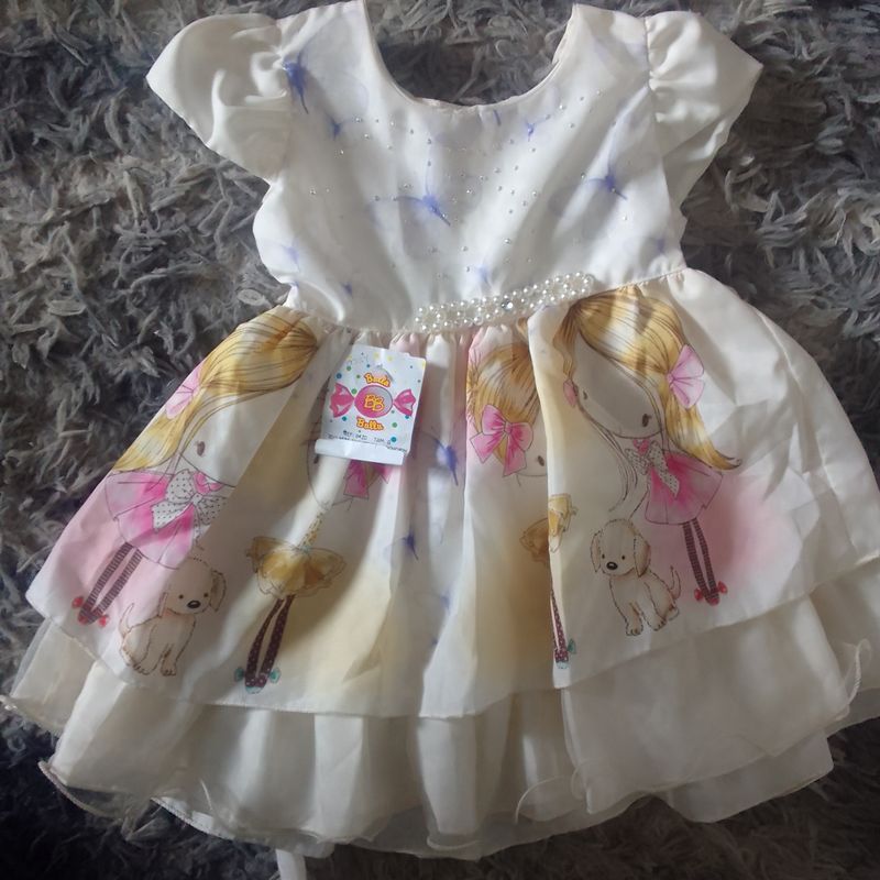 Vestido para menina de best sale 1 ano