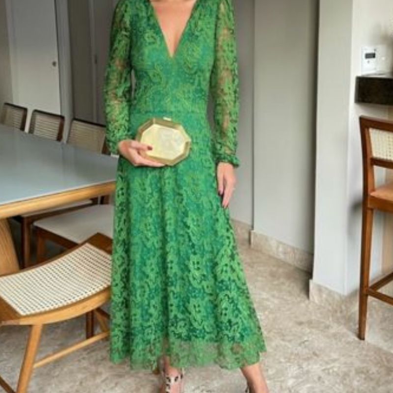 Vestido de Festa Midi em Um Espetáculo! Viés Loja Usado