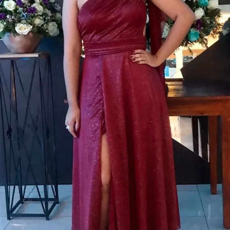 Vestido cor vinho store marsala