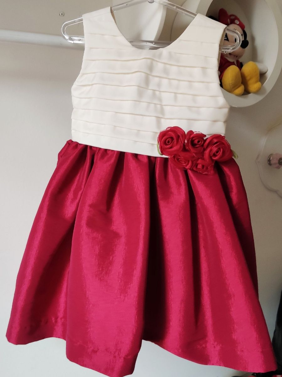 vestido infantil de natal