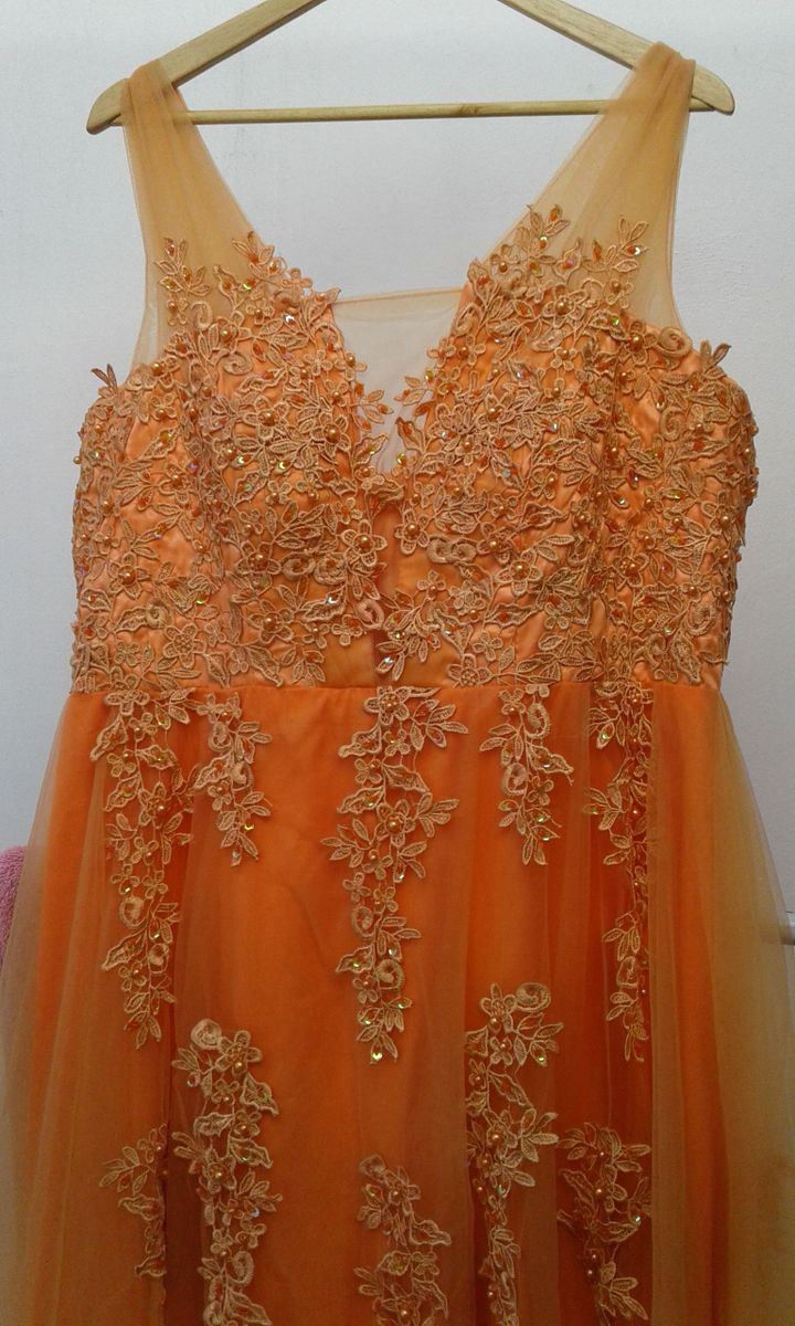 vestido de festa tamanho 56