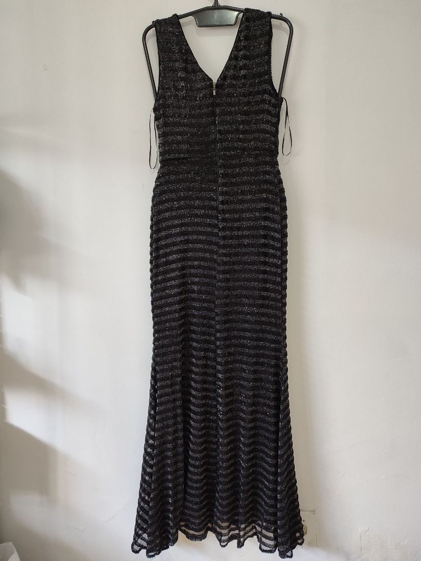 vestido de festa preto - outros tvz
