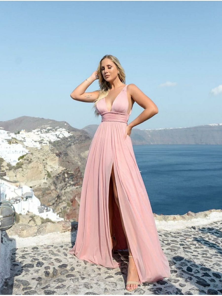 vestido de 15 rosa claro