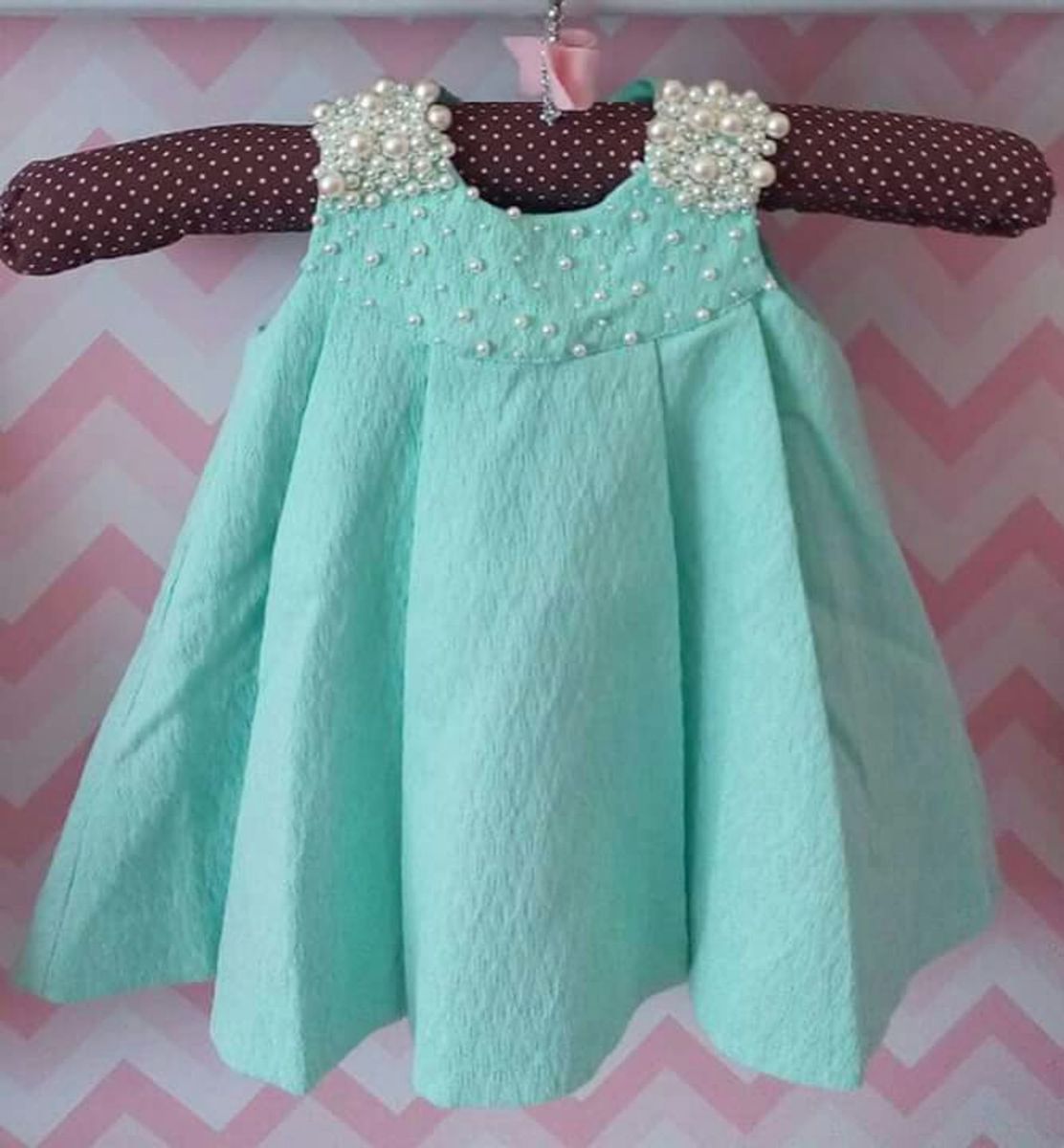 vestidos verde bebe