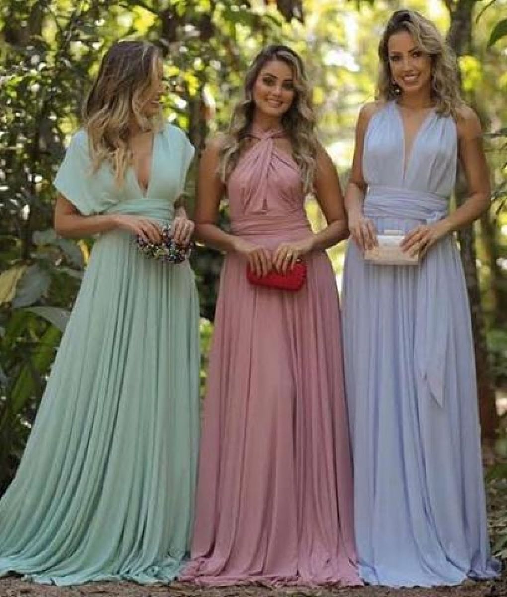 vestido de festa versatil