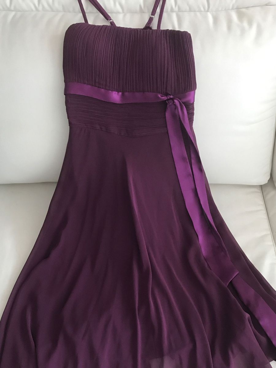 vestido de festa vinho curto