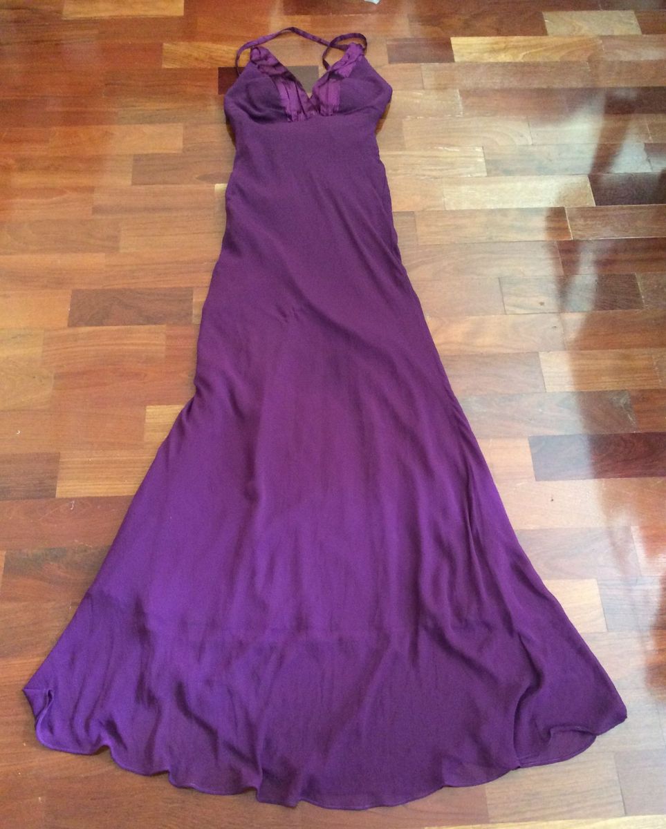 vestido de festa violeta