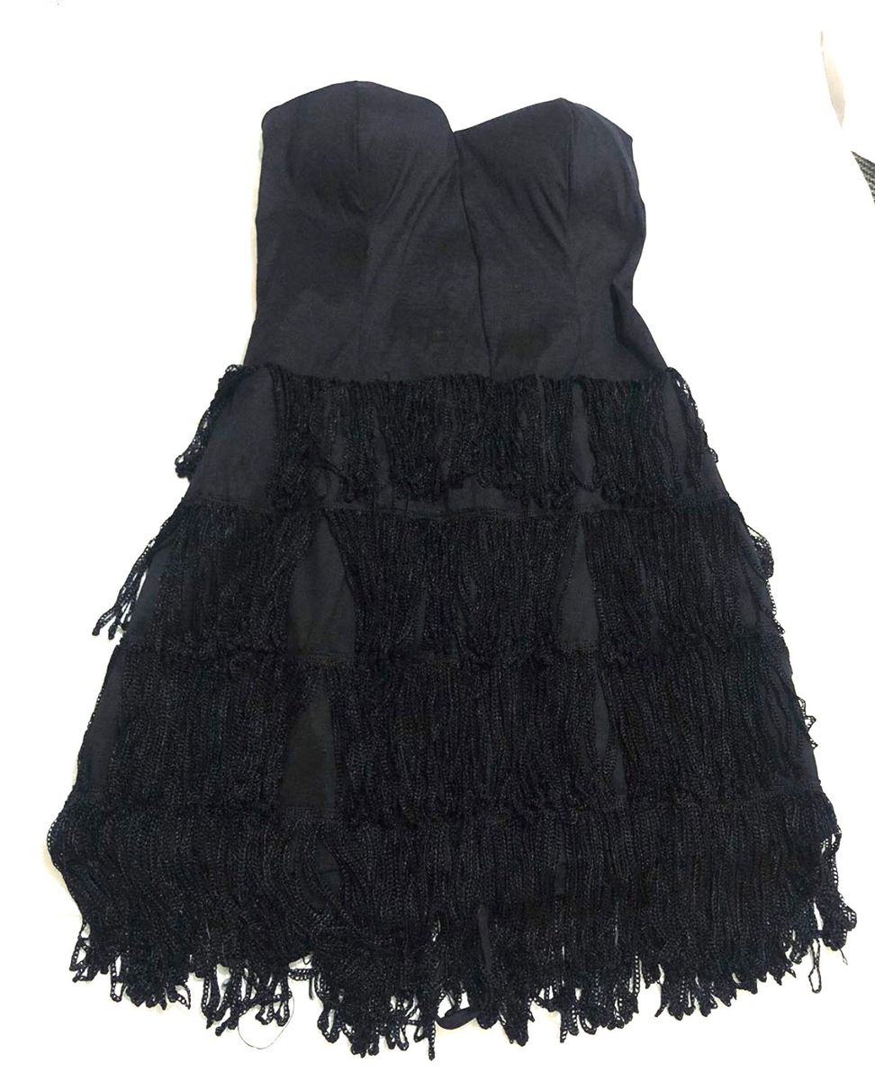 vestido de festa de crepe madame