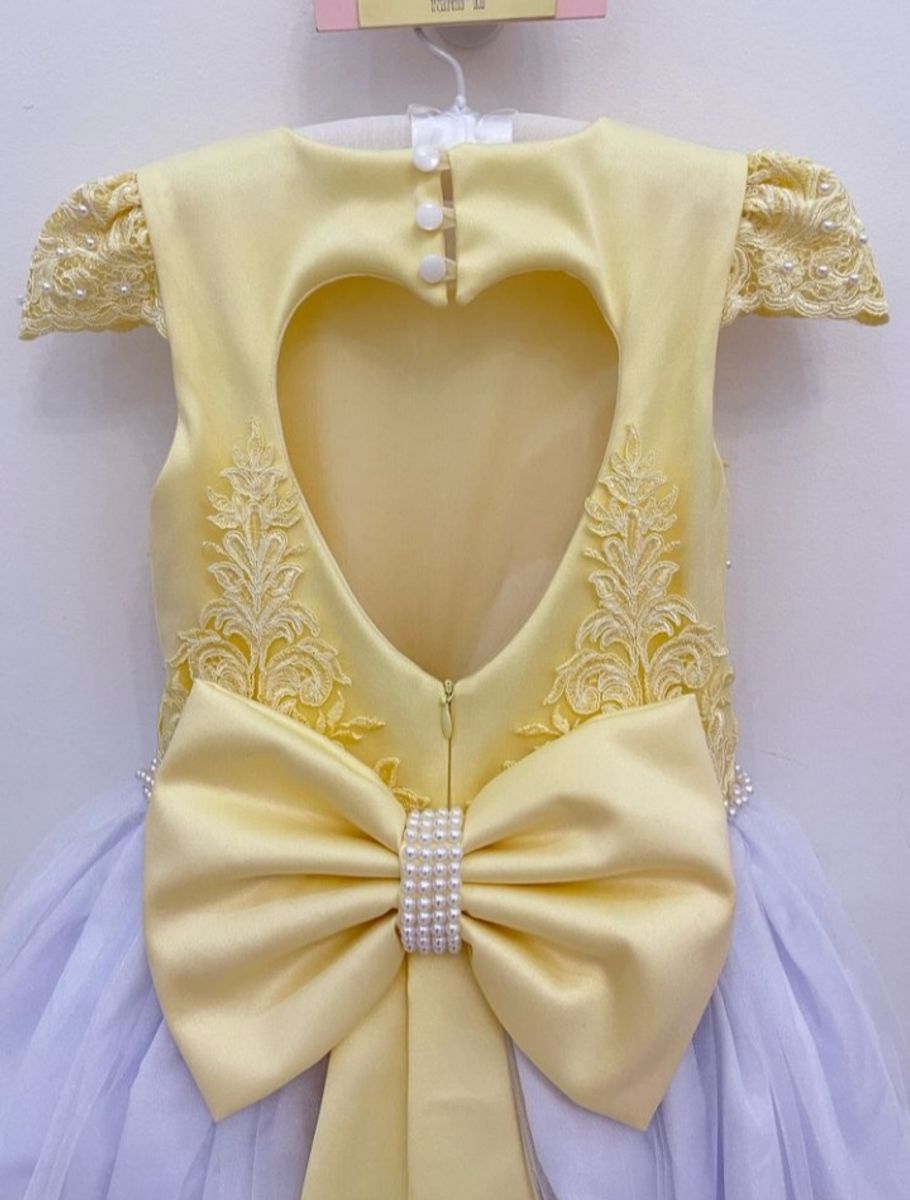 Vestido Infantil Princesa Rapunzel  Floresça Ateliê - Floresça Ateliê  Infantil