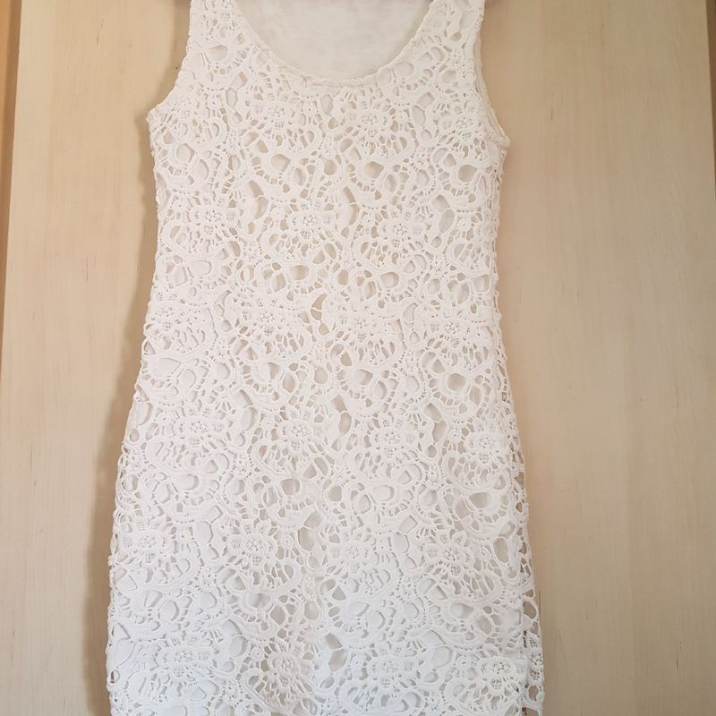 Vestido branco de store gripe