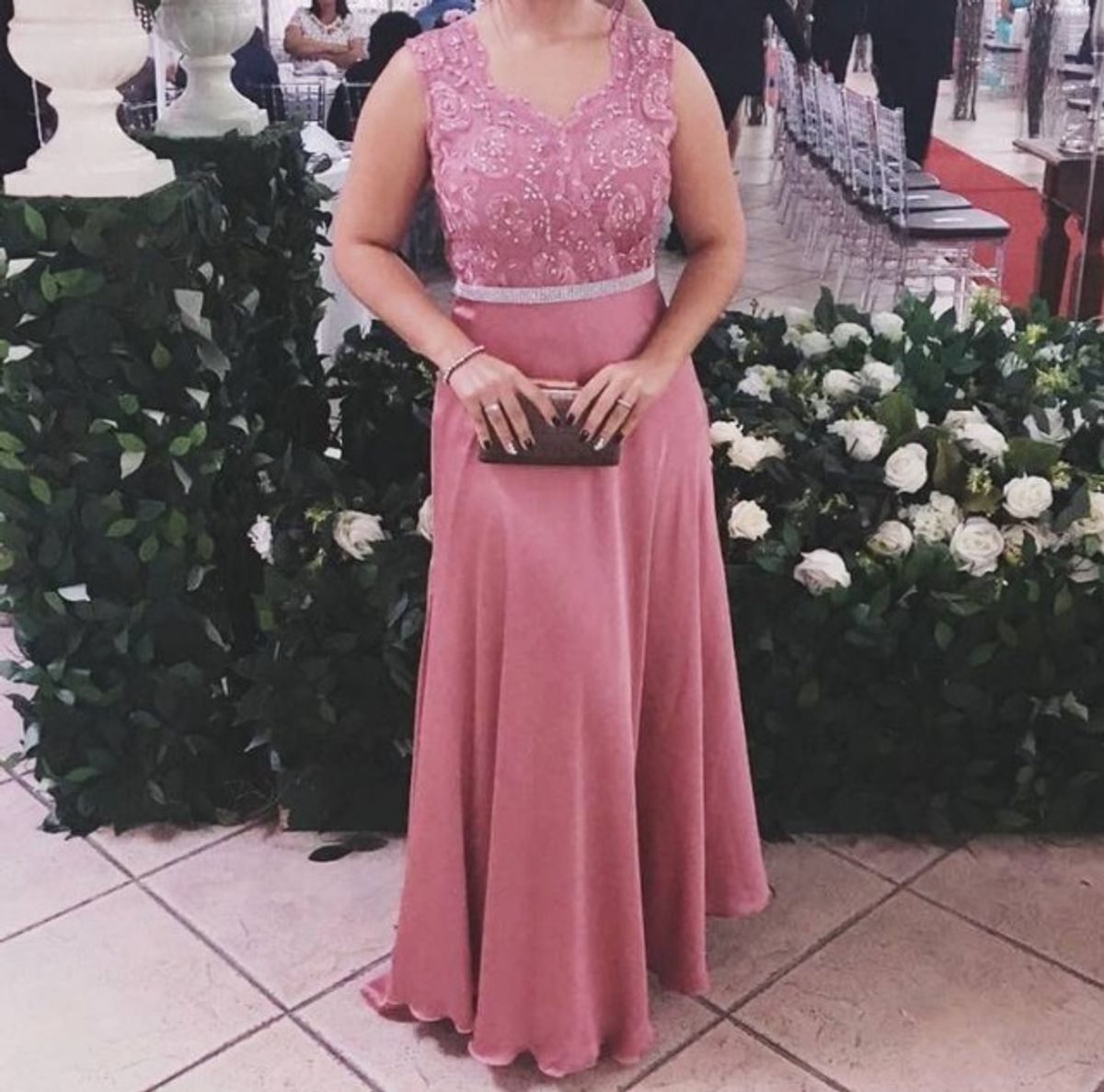 vestido de madrinha rosê