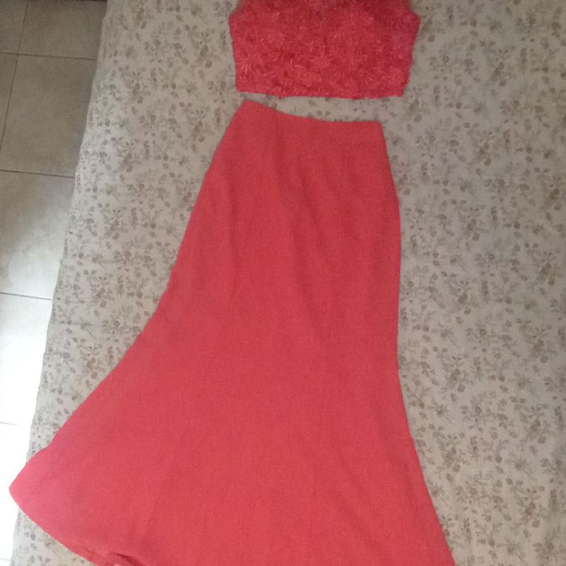 Vestido de madrinha store cropped