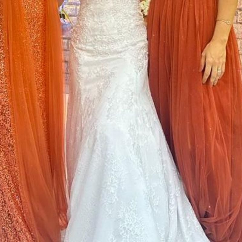 Vestido de best sale noiva alcantara