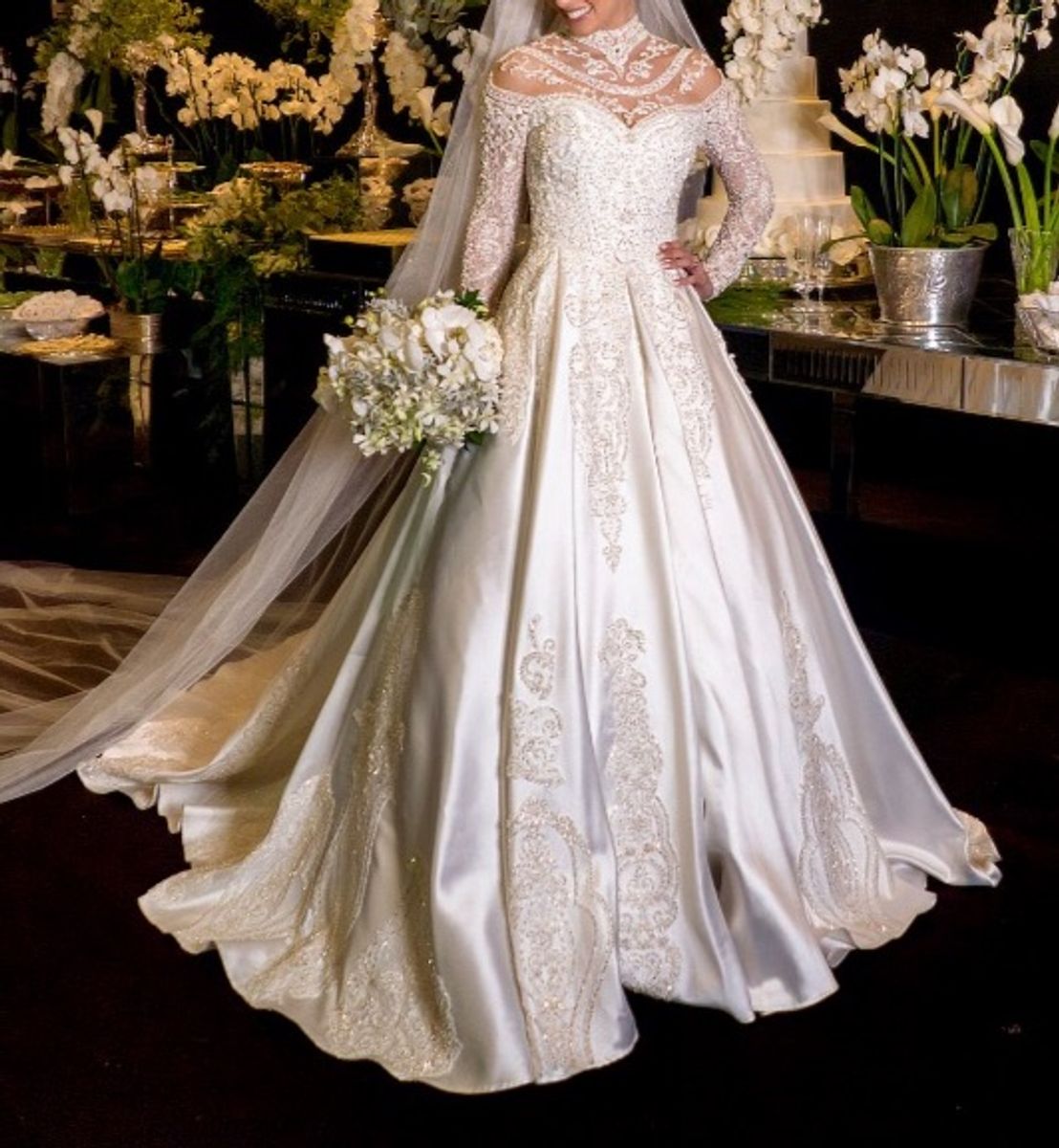 Vestido de Noiva Alessandra Sobreira | Roupa de Casamento Feminina  Alessandra Sobreira Usado 62418388 | enjoei