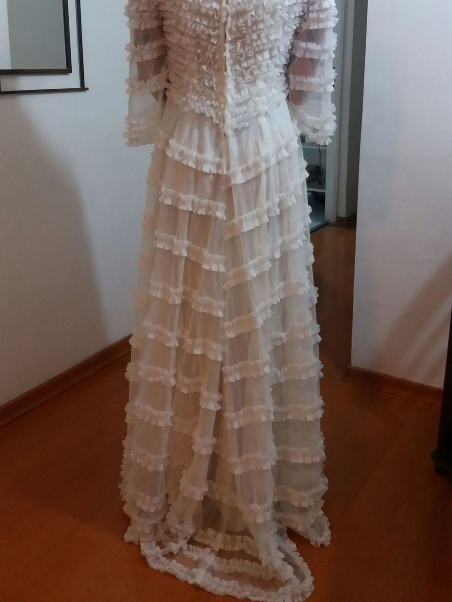 Vestido de store noiva anos 70