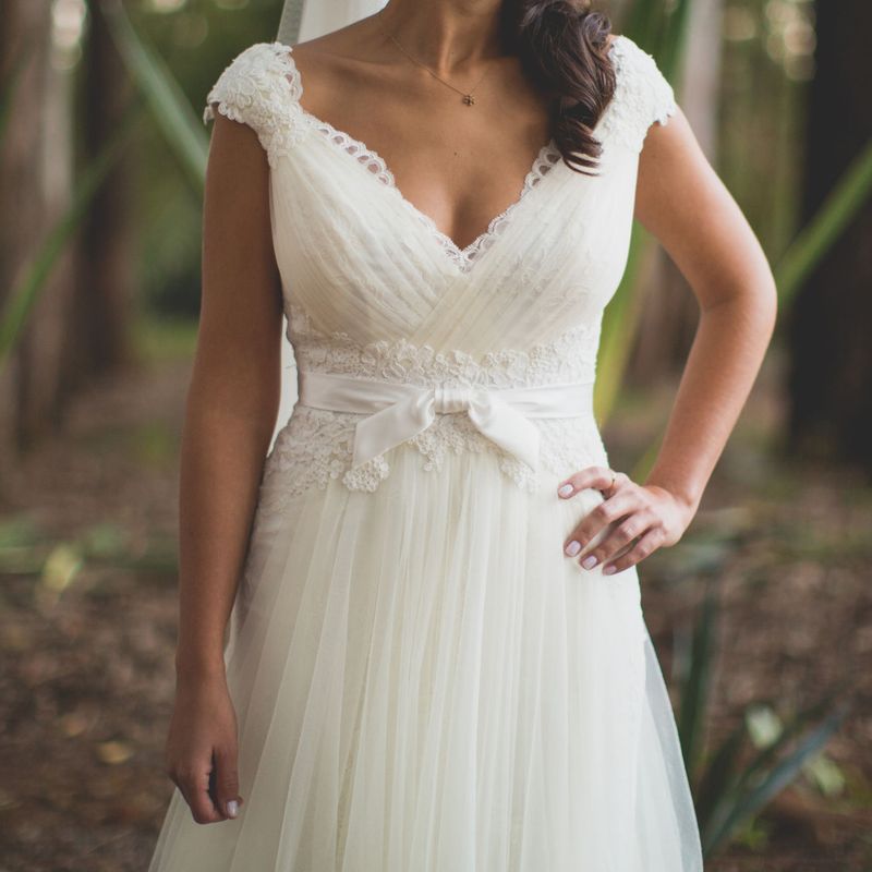 Vestido de Noiva Bem Romantico Roupa de Casamento Feminina Annasul Y  Usado 1280472 enjoei