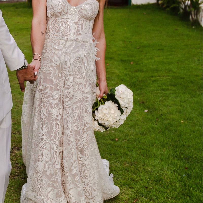 Vestido de Noiva Berta Nyc Muse By Berta Usado 79697387 enjoei