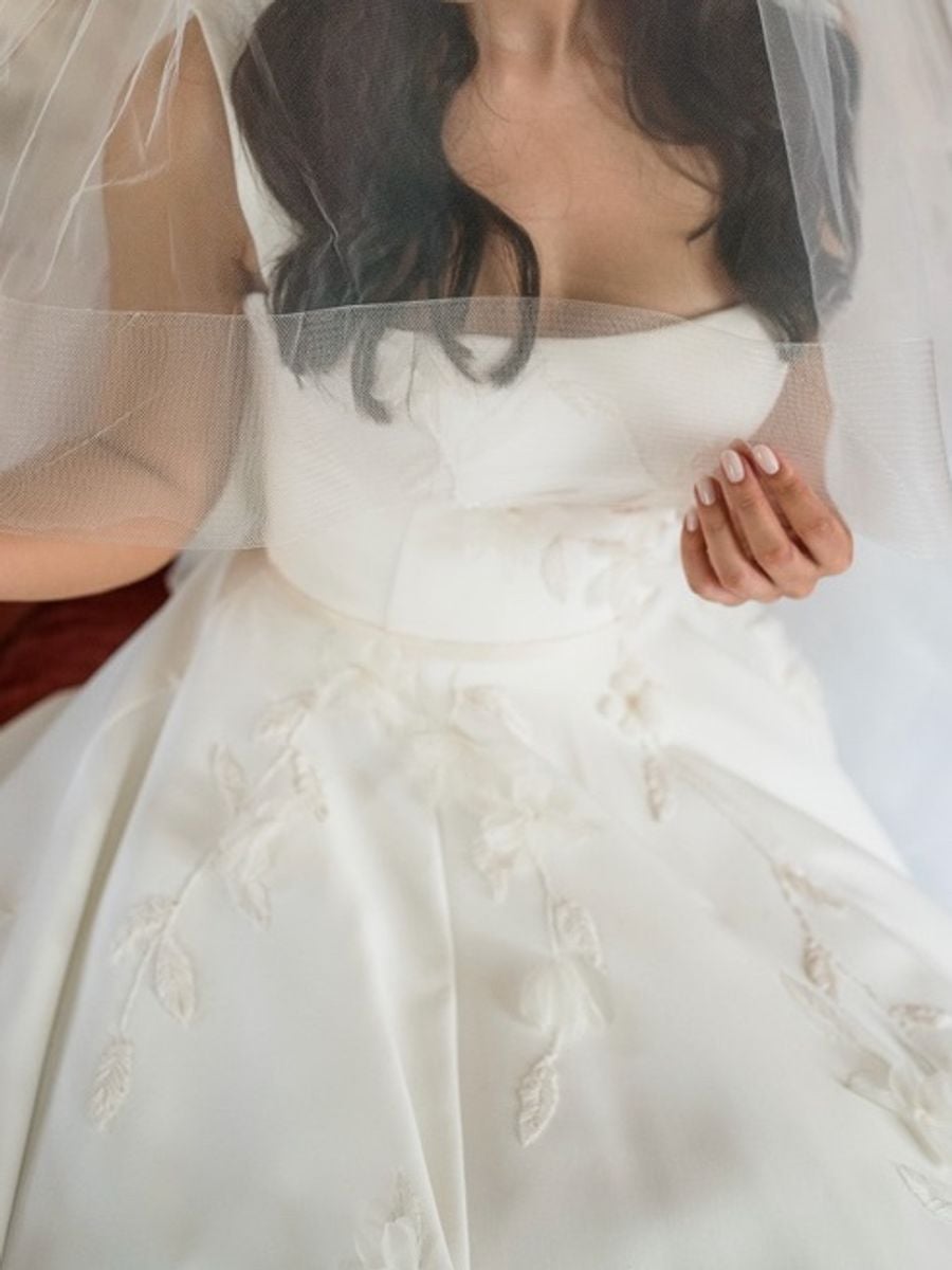 Vestido de Noiva Camila Chain Branco | Vestido de Festa Feminino Camila ...