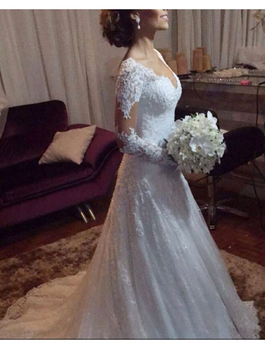 vestido de noiva swarovski